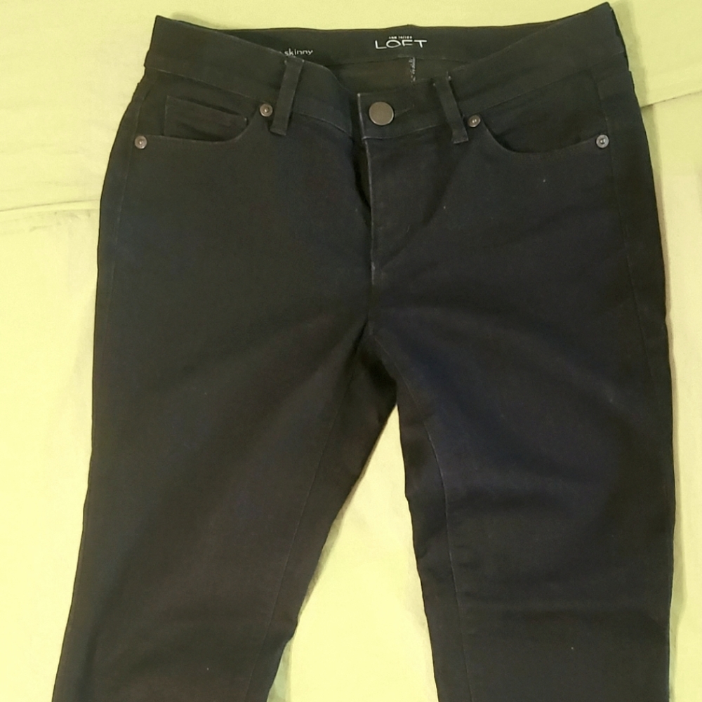 LOFT Modern Skinny Navy Blue Jeans